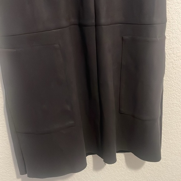 Hyfve size Large faux suede like black dress - Picture 3 of 8